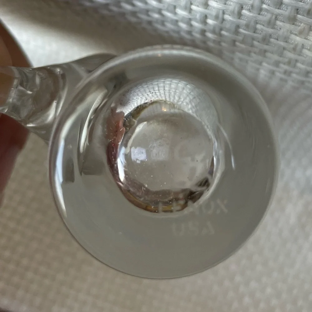 Lenox Crystal Vintage Hand Blown Liqueur Glasses In Original Box set of 4